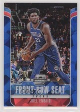 2018 Contenders Optic Front Row Seat Blue Cracked Ice Prizm Joel Embiid #1 7i2