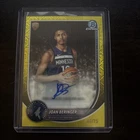 Joan Beringer Rookie Auto 2025-26 Bowman Chrome Yellow Mojo Autograph /75 RC