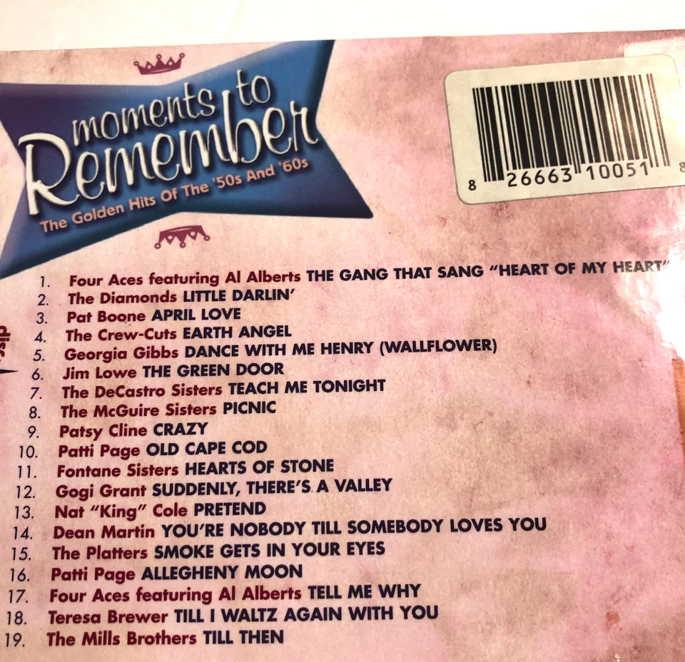 Moments To Remember Golden Hits 50S '60S  3x CD Box Set Bonus Disc  Les Paul Fou - Image 3 of 4