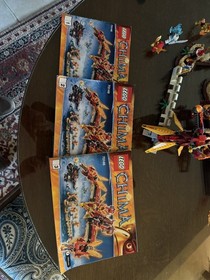 LEGO LEGENDS OF CHIMA: Flying Phoenix Fire Temple (70146) - 99% Complete (DESC)