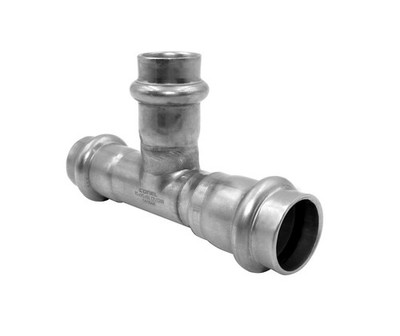 Connect Inox Edelstahl Pressfitting T-Stück 18x15x15mm