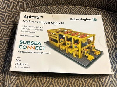 Rare Collectors Lego-Inspired Baker Hughes Aptara Manifold Limited Edition