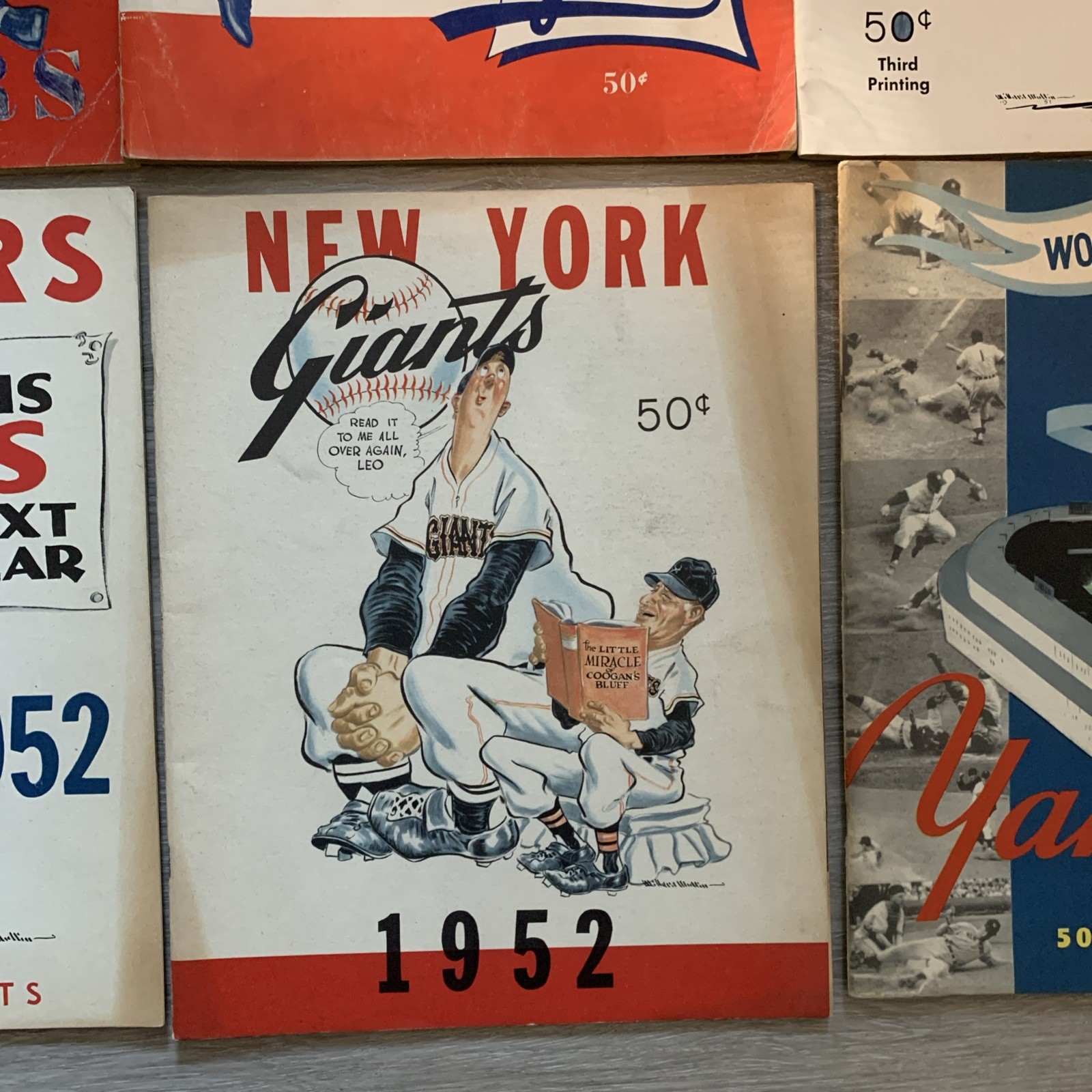 1949 1950 1951 1952 Brooklyn Dodgers Giants Yankees