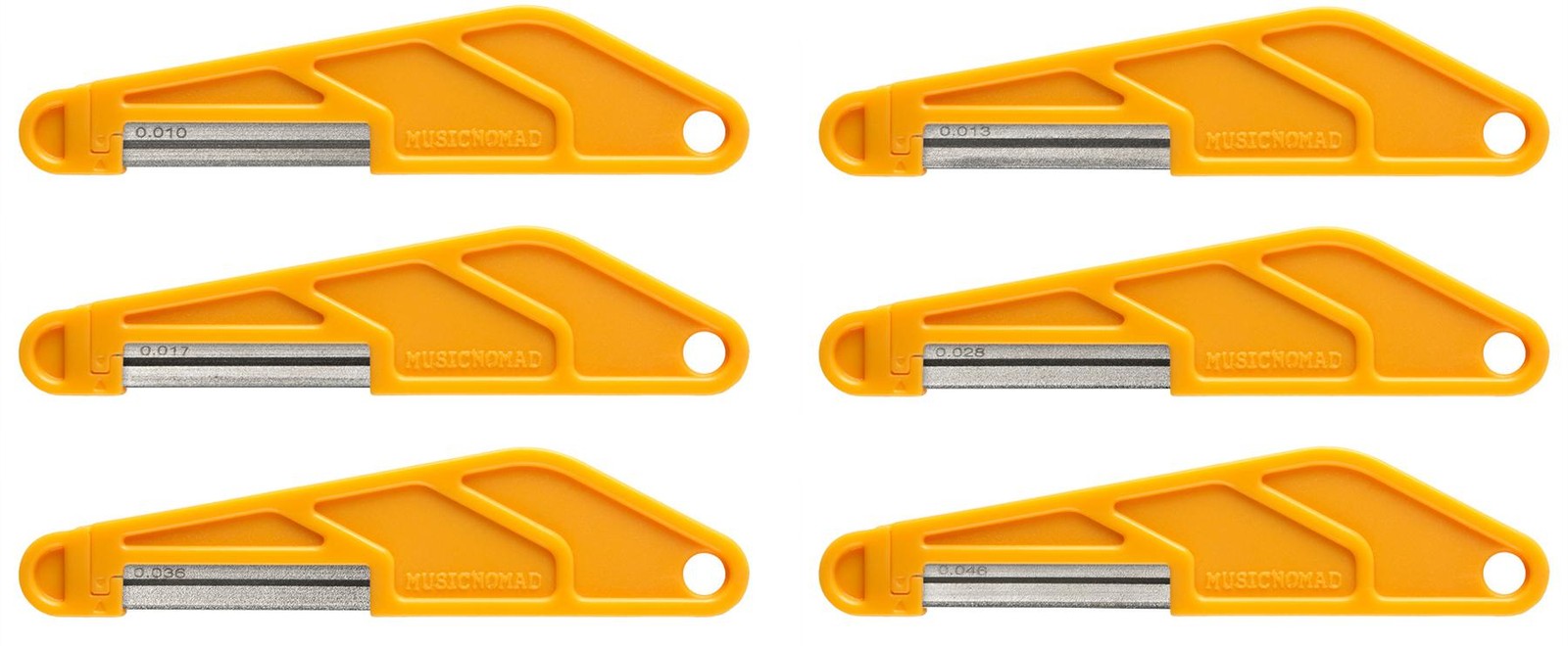 Набор напильников для электрогитары MusicNomad MN668 из 6 частей с алмазным покрытием - Средний 16490₽