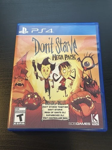 Don't Starve Mega Pack (PS4) COMPLETE Controller Skin Included - Mint Disc