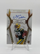2025 Panini Flawless Matthew Golden Rookie Debut Signatures /25 Packers