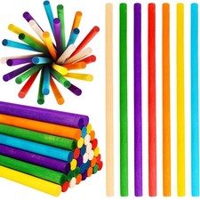 70 Pcs Rhythm Sticks for Kids Bulk 12 Inch Wood Music Lummi Sticks Wooden Per...