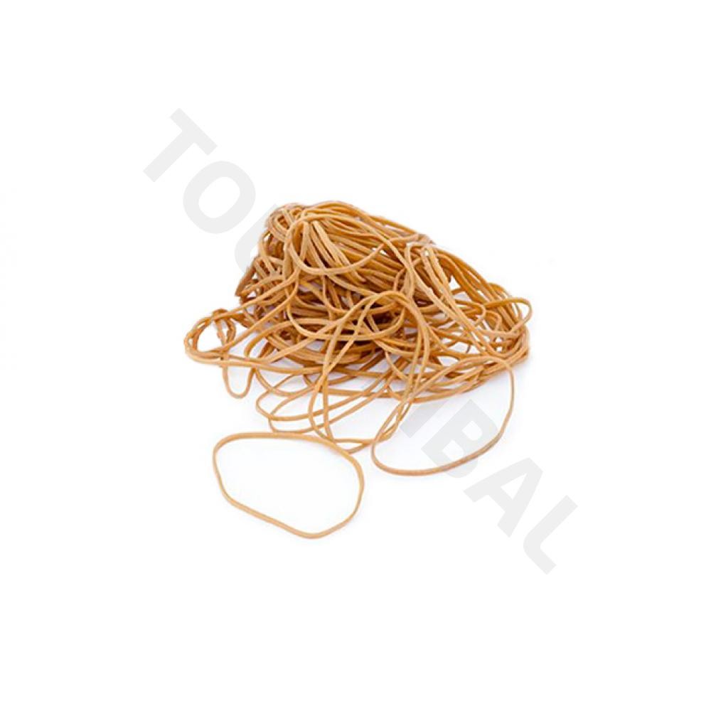 Élastique blond 80 x 1.8 mm en caoutchouc naturel à haute élasticité, boîte 1 kg