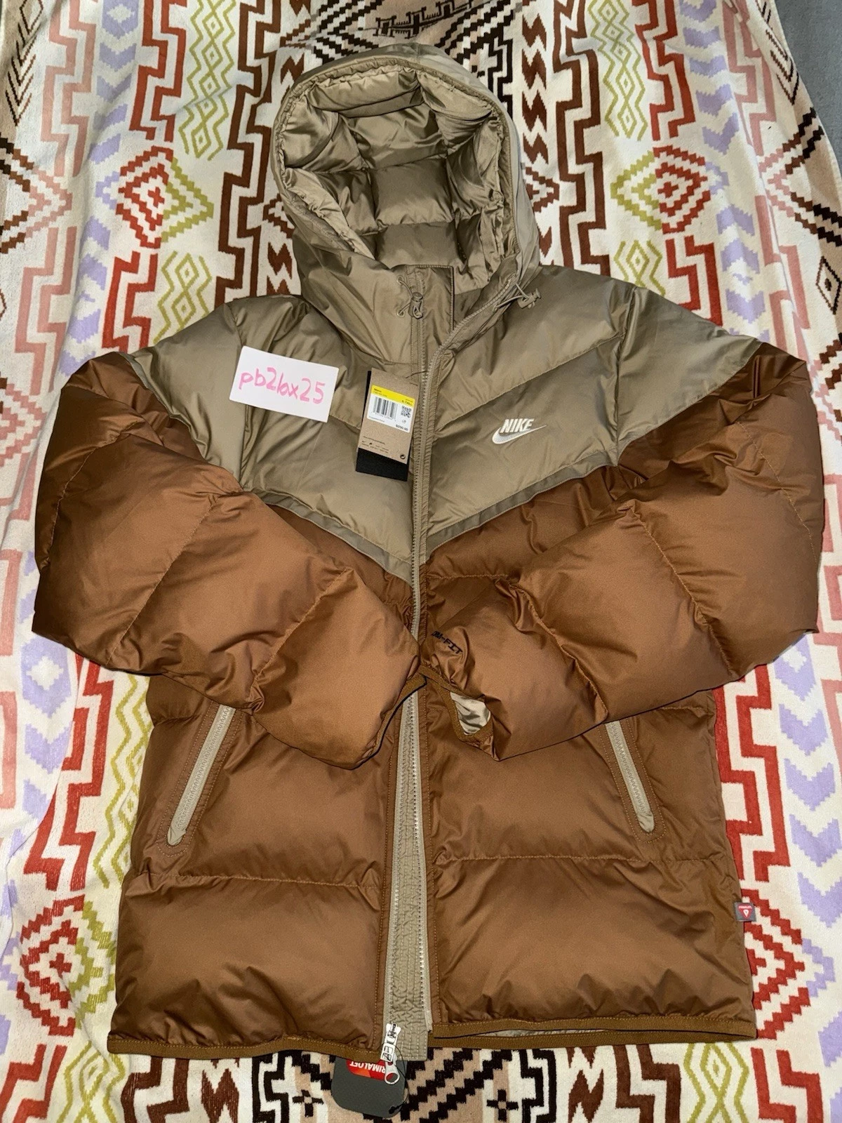 Nike Storm-Fit Primaloft Windrunner Hooded Puffer Jacket FB8185-248 Men’s S Tall