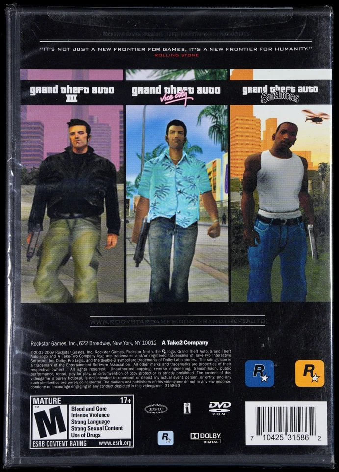 Grand Theft Auto: The Trilogy, WATA 9.6 A+ / ~VGA 90+ GOLD - Image 4 of 4