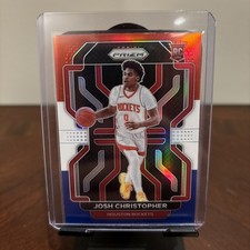 2021-22 PANINI PRIZM - Red White Blue Prizm JOSH CHRISTOPHER Rookie #324 Rockets