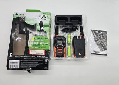 NEW Cobra (ACXT645) - 35 Mile Range Walkie Talkies... FREE S&H!