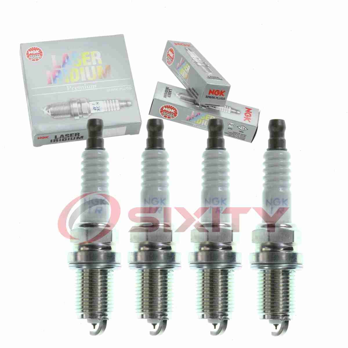 4 pc NGK Laser Iridium Spark Plugs for 2005 Saab 9-2X 2.0L H4 Ignition Wire rz