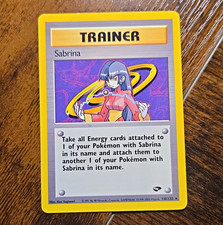 Wizards of the Coast Sabrina 110/132 Gym Challenge Rare Regular Unlimited Eng