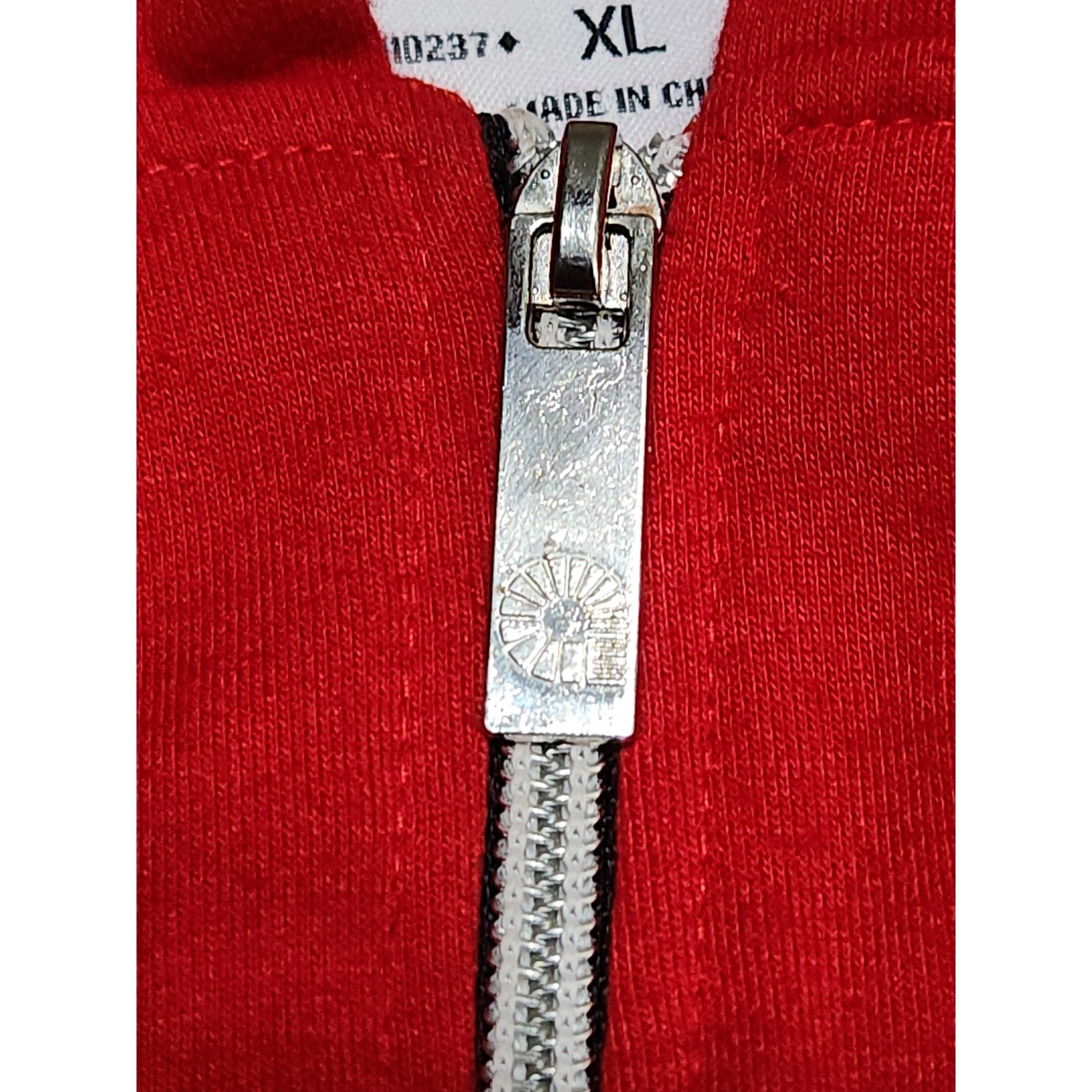 Akademiks Mens XL Red Sleeveless Full Zip Hoodie Vest Crown Graphic Streetwear image 7