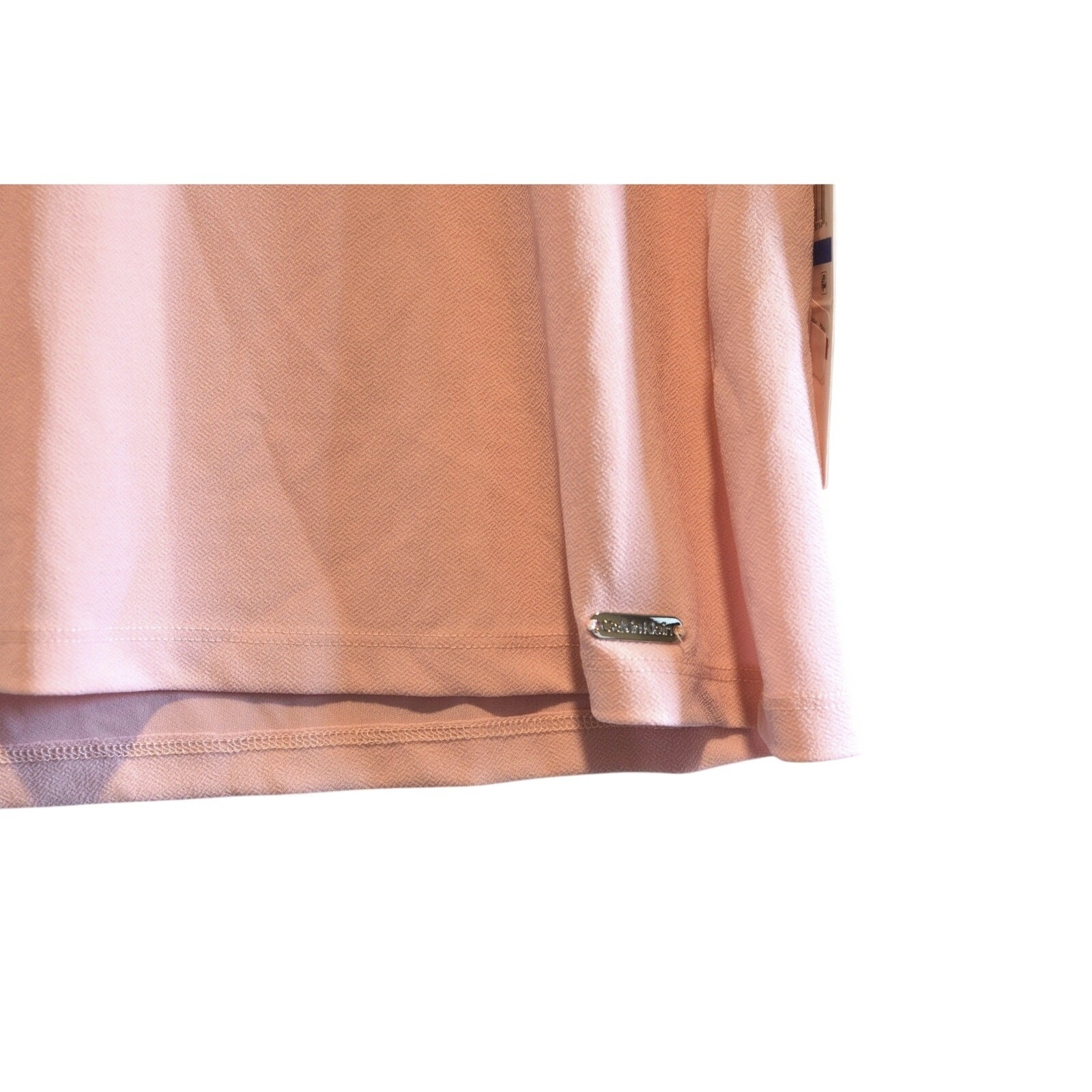 Calvin Klein Women's Flutter Sleeve Top in Pink thumbnail 4