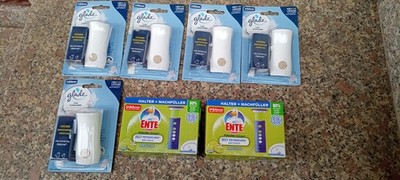 5x glade touch & fresh Mini Spray Raumduft PURE CLEAN LINEN + 2x WC Ente Fresh