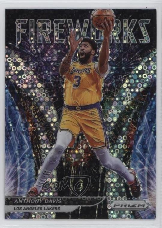 2021-22 Panini Prizm Fireworks Fast Break Prizm Anthony Davis #16 0jm6