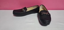 Marc Fisher "Aris2" Women Loafers Sz 9.5M  Black Genuine Leather - Tried On Only