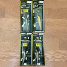 Fishing Lure Megabass Live X Revenge Margay Set of 4 New Unused Old Lure