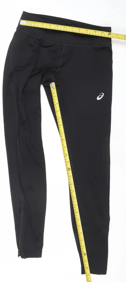 ASICS Womens Black S Compression Running Leggings - Image 2 of 4