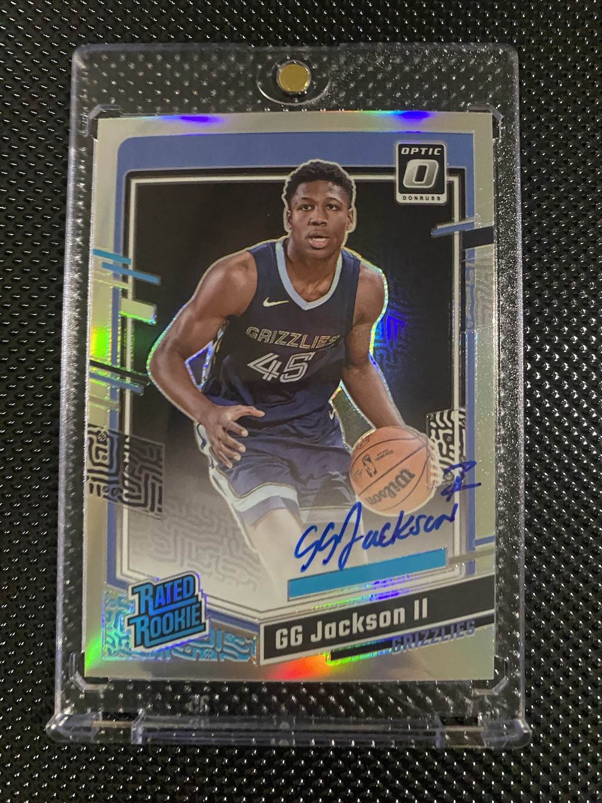 2023-24 Panini Donruss Optic -Rated Rookie Signatures GG Jackson #260 Holo Prizm