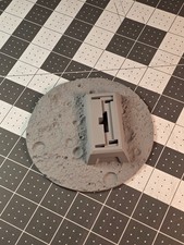 Major Matt Mason Moon stand for Girder on Space Station with Moon Surface