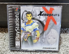 Xenogears PS1 PlayStation 1 Black Label Complete CIB Squaresoft Tested 1998