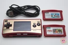 Nintendo GameBoy Micro 20th Anniversary Edition Famicom Console w/ Zelda & Mario
