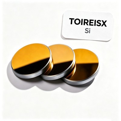TOIREISX 25mm Si Reflective Lens 3 Pcs for CO2 Laser Cutting Engraving Machine