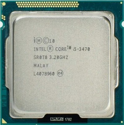 3rd Gen Intel Core i5-3470 LGA1155 3.20GHZ Quad-Core SR0T8 4C 4T CPU Processor