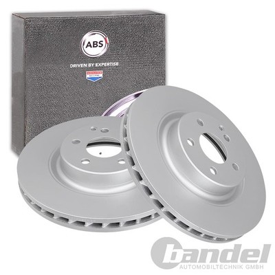 2x ABS BREMSSCHEIBEN 330mm BELÜFTET VORNE passend für MERCEDES CLS E-KLASSE GLK-