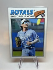 Topps 2026 Heritage Jac Caglianone Kansas City Royals Rookie #136 Baseball