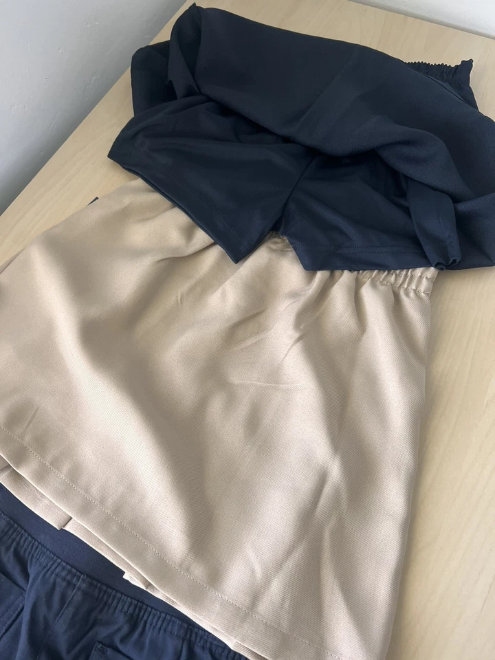 Lote de 3 Pantalones Uniformes Niñas Ropa Escolar Aprobados Izod - Talla 8 Reg Foto 3 de 4