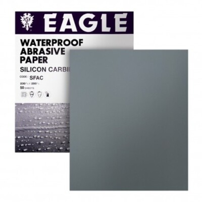 KOVAX Eagle brand Silicon Carbide  Wet Dry paper, Flexiable backing 9''X11'' 50pcs