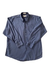 Pronto Uomo Button Front Men  s Dress Shirt, Size XXLT, 2XLT Big And Tall