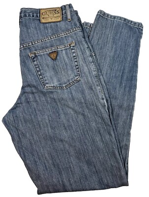 Vintage Guess Jeans Pascal 075 Loose Fit Tapered Leg Men's Size 29 X 32 |  eBay