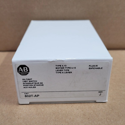NEW Sealed Allen-Bradley 802T-AP Oil Tight Limit Switch 802T-AP