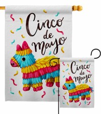 Pinata Mayo Garden Flag Cinco de Summer Decorative Small Gift Yard House Banner