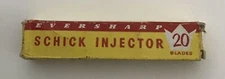 Vintage Eversharp Schick Injector w/20 Blades Including Box            A2