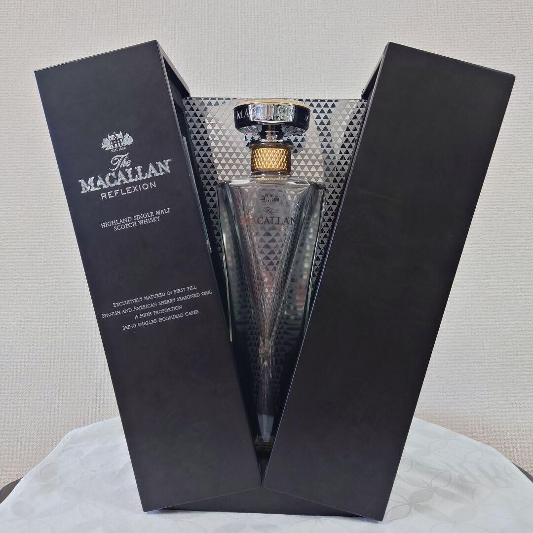The Macallan Reflexion Scotch Whiskey Empty Glass Bottle The Macallan Reflexion Scotch Whiskey Empty Glass Bottle