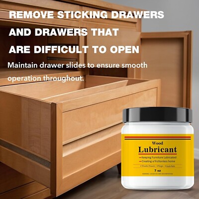 Wood Lubricant Wax for Drawers Doors Hinges 7oz Furniture Restoration | eBay