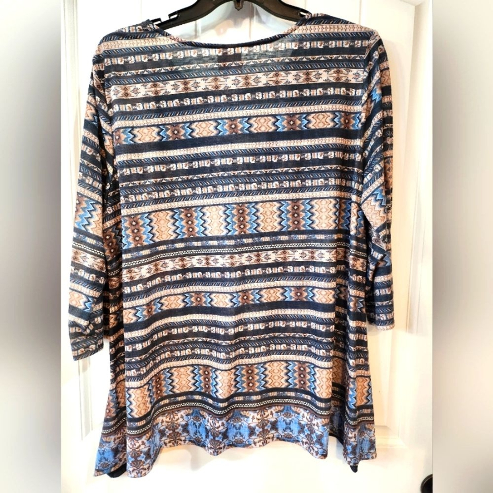 Ruby Rd, 2X, Brown Aztec Print - image 2