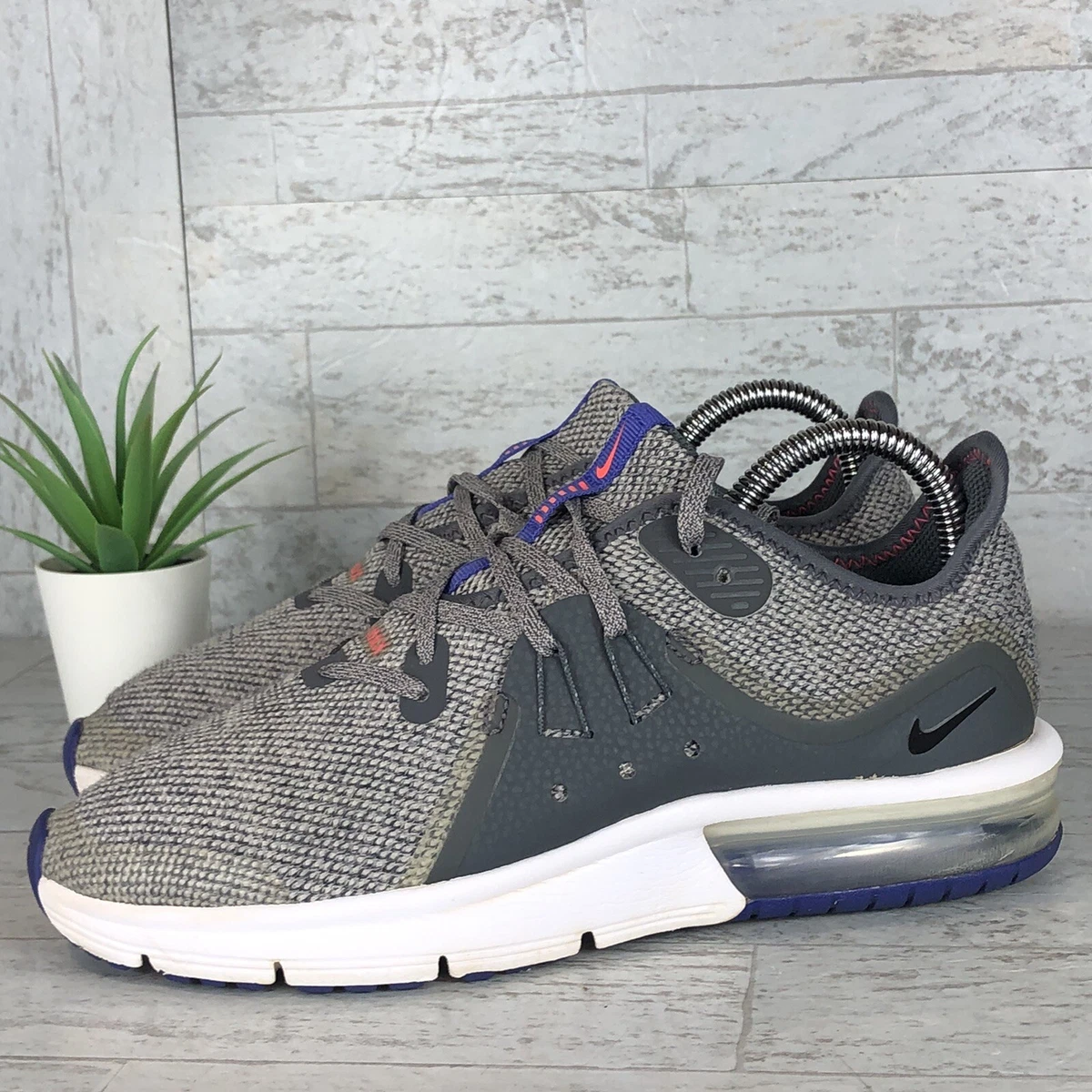 Destruir conocido sobre Nike Air Max Sequent 3 Shoes Gray Size 5.5Y / WOMENS Size 7 Running  922884-004 | eBay