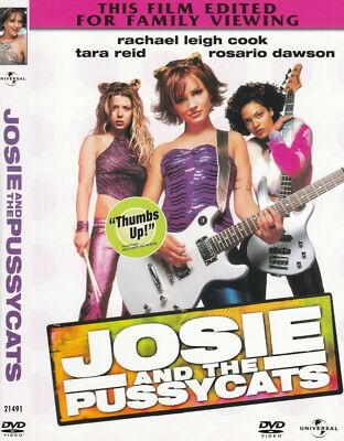 JOSIE AND THE PUSSYCATS (PG) - COOK - REID - DAWSON - CUMMING - DVD - NEW - FULL