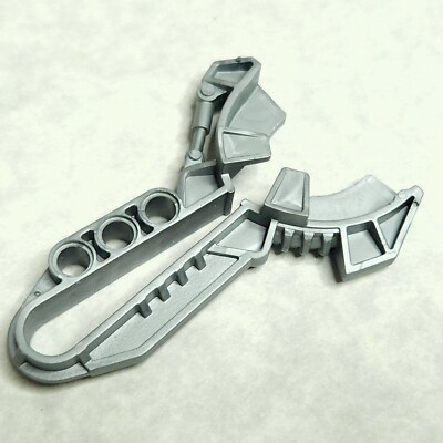 LEGO 47304 Bionicle Kanoka Disk Launcher Matoran Flat Silver x1 Vintage Genuine