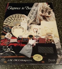 Elegance In Beading June Grigg Designs Counted Bead Embroidery Book 26
