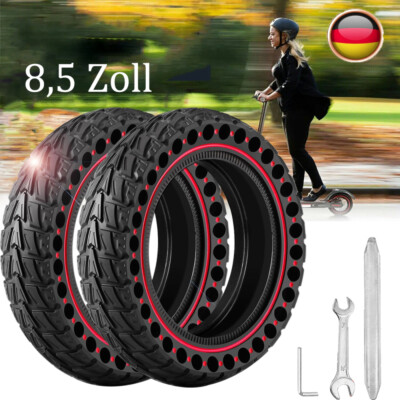 E Scooter Vollgummi Reifen 8,5Zoll Für XIAOMI Pro2/1S/M365/3Lite Pufferdruck DHL