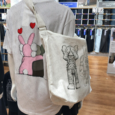 KAWS + WARHOL x UNIQLO Collaboration 2way tote bag UNISEX KAWS + WARHOL x UNIQLO Collaboration 2way tote bag UNISEX