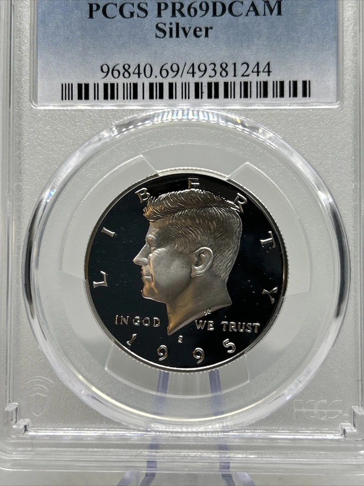 1995 S 25C Silver Washington Kennedy Proof PCGS PR69DCAM✨💯🇺🇸 - Image 2 of 4